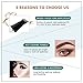 Liquid Tattoo Eyebrow Pen Long Lasting Tint Dye Cream with 4 Tips Waterproof,Smudge-Proof for Eyebrow Makeup (01.Chestnut)