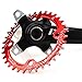 FOMTOR 32T Chainring 104 BCD Narrow Wide Chainring with 4 Bolts 9 10 11 Speed for Road Bike, Mountain Bike, BMX MTB Bike (Red)