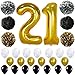 Gold 20th Birthday Decorations – Large, Pack of 29 | 20th Birthday Balloons | 20 Birthday Decorations | 20 Gold Balloons | 20th Birthday gold | 20 Birthday Party Supplies Kit for 20 Year Old
