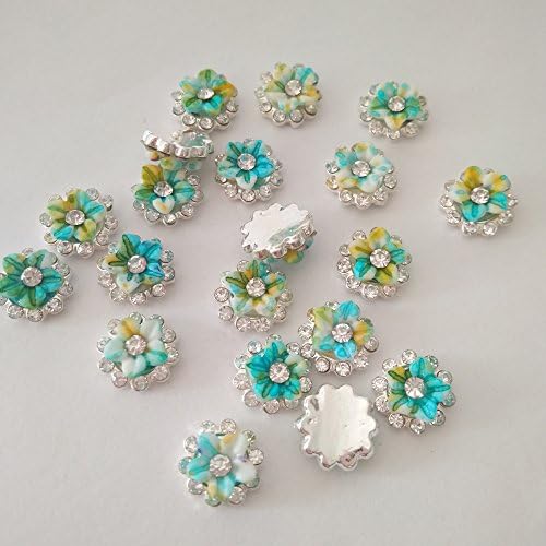 10pcs 3D Nail Rhinestones For Nails Jewelry Flower Nail Art Decorations Supplies Adhesive Nails Accessoires Charms Gems Glitter Crystals Design Strass Stones