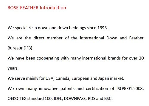 image for Rose Feather Bulk White Goose Duck Down and Feather -Filling Stuff Bed