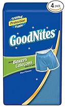 GoodNites Boxers, Boys, Large/Extra-Large, 11-count (Pack of 4)