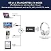 Wsky Wireless 2 in 1 Bluetooth Transmitter Receiver, CRS Chip, Best Wireless Car Kits for Home Car Audio Stereo System