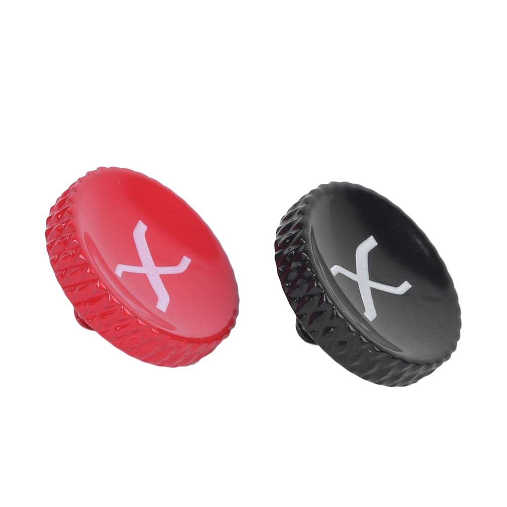Topiky Aluminium Alloy Camera Shutter Release Buttons for Fuji X Series Cameras - 2pcs Shutter Buttons with Rubber Ring, Durable Replacement Parts for Fuji X-T3 X-Pro2 X-T30 X100F