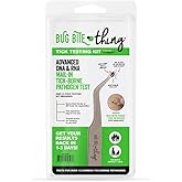 BUG BITE THING Tick Testing Kit Powered by TickReport - Advanced DNA &amp; RNA Mail-in Tick-Borne Pathogen Test