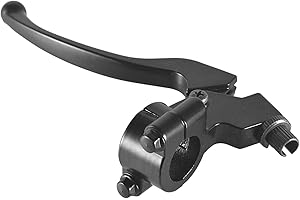 JOIQEXJ Left Brake Handle Clutch Lever Perch for 98cc 196cc 6.5HP 5.5hp Coleman CT200U BT200X Trail 200 CC100X CT100U Baja Motovox Mini Bike CRF XR 70 80 XR200 Yamaha Pit Dirt Bike Black
