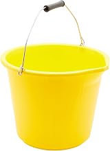 ProDec Heavy Duty Yellow 14 Litre Plastic Builders Bucket 3 Gallon view 2