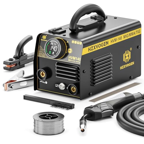 HZXVOGEN HVM140 Saldatrice a Filo No Gas 140A 3 in 1
