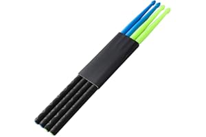 Musfunny 5A Drum Sticks with Anti-Slip Handle, 2 Pairs Nylon Drumsticks for Drumming Exercise Light Weighted Plastic Percussi