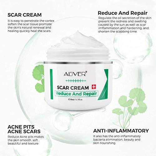 Scar Cream for Old & New Scars, Acne Scar Cream Effective Stretch Mark