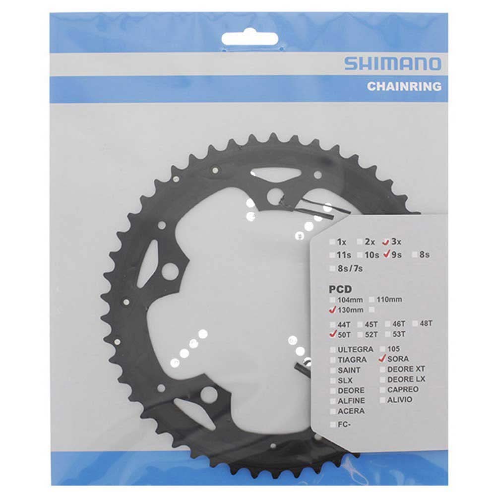 Shimano Spares FC-3503 Chainring 50T-D, black, for chain guard