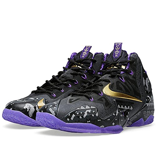 Nike Men's Lebron XI Basketball Shoes 616175 003 Miami Night (8) on