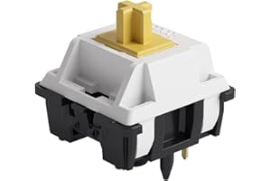 Akko V3 Penguin Tactile Silent Keyboard Switch for Mechanical Gaming Keyboard, 5-Pin 43gf Quiet Switches with Standard MX Structure (45pcs)