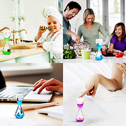 Calming Sensory Toys for Kids with Autism ADHD Anxiety or Special Needs-3 Pack Liquid Motion Bubbler Timers (Style #3)