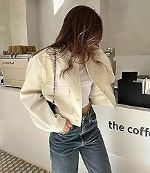Modegal Women's Fall Varsity Bomber Jackets Long