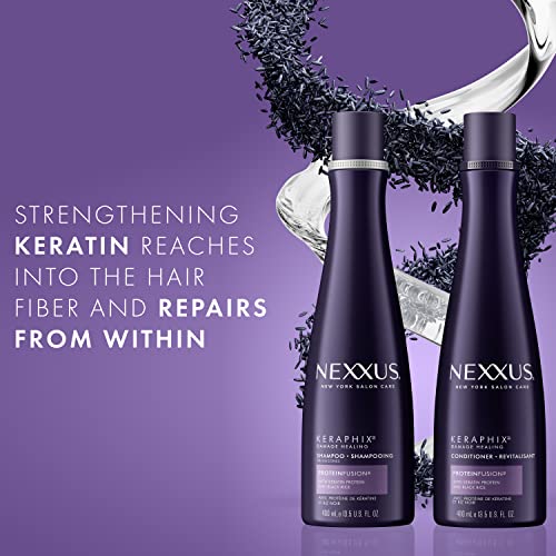 Nexxus Keraphix Conditioner Für Geschädigtes Haar – Mit Keratin & Schwarzem Reis, 100 Ml