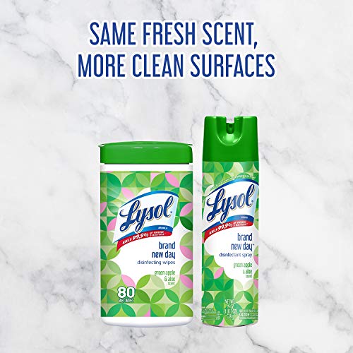 Lysol Lysol Disinfectant Spray, Green Apple & Aloe, 19 Ounce Pricepulse