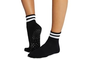 TAVI NOIR Aria Grip Socks – Pilates Socks with Grips for Women, Non Slip, Yoga & Barre