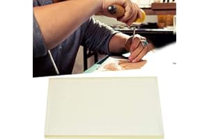 Teemico 1 Piece Leather Craft Punching Pad Rubber Mute Board Cutting Hole Punch Stamping Tool