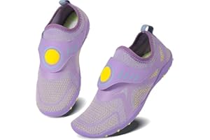 Boys Water Shoes Girls Non-Slip Quick Dry Swim Shoe Kids Aqua Socks Barefoot Beach Pool Shoes for Little Kid and Big Kid