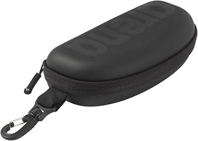 Estuche Goggle Case Accesorios Para Gafas De Natación, Unisex adulto, All Black, Única