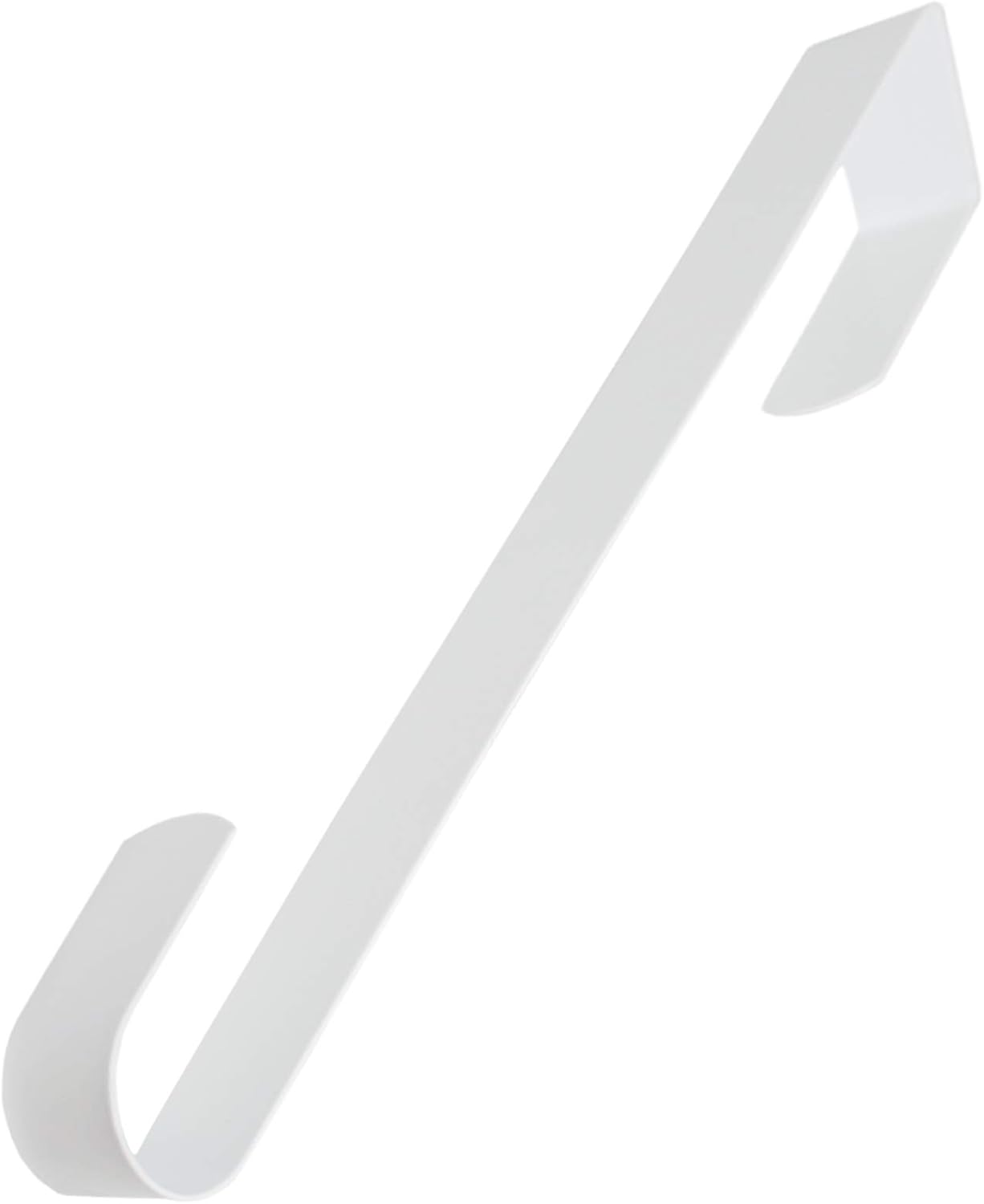 Wreath Hangers - AnapoliZ Wreath Door Hanger 15” Inch | White Wreath Hook | Over Door Hook Hanger | Front Door Hanger for Holiday Decorations | Premium Sturdy Metal Hanger for Wreaths, Coats, Towels, Door Displays