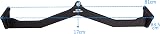 GYM MASTER Lat Pull Down Cable Attachment Handle Max Grips E view 5