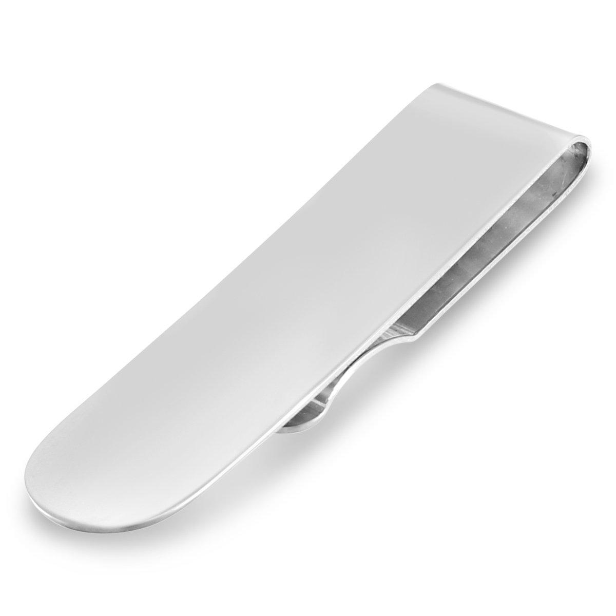 Alexander Castle Slim Solid 925 Sterling Silver Money Clip for Men with Jewellery Gift Box - Men's Gifts