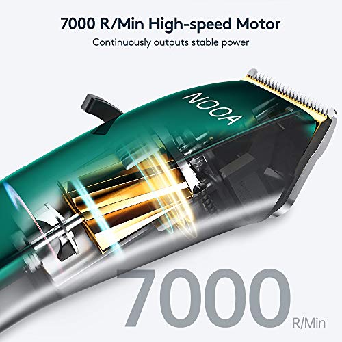 Men\'s Cordless Hair Clippers Rechargeable Hair Trimmers Professional Grooming Kit with Clipper & Trimmer for Beard, Head, Body, and Face