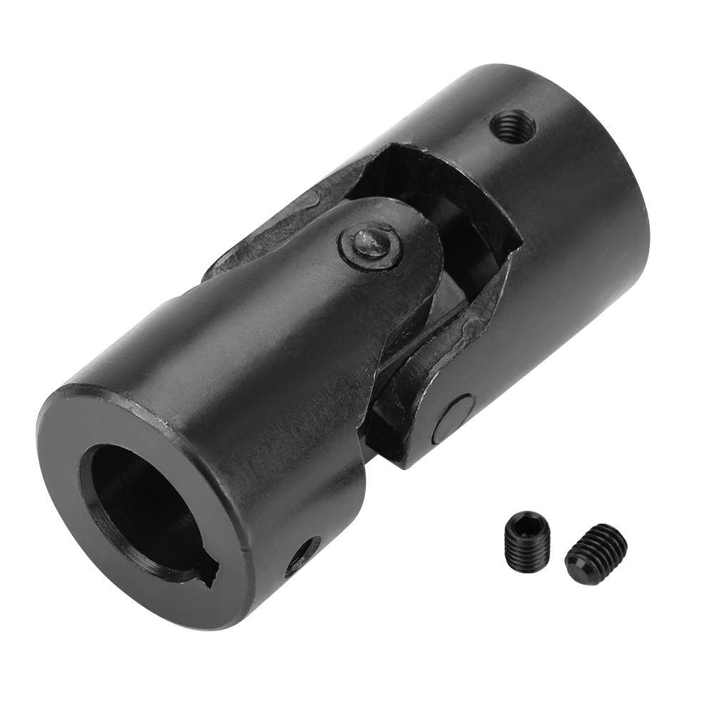 25mm Universal Joint Shaft Coupling Motor Connection DIY Steering Universal Joint with Keyway for Model Cars Ships and Robots 25 × 49 × 108mm