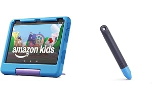 Amazon Fire HD 10 Kids Tablet Stylus Bundle â€” Bundle includes Amazon Fire HD 10 Kids tablet, 16GB, Blue & Stylus