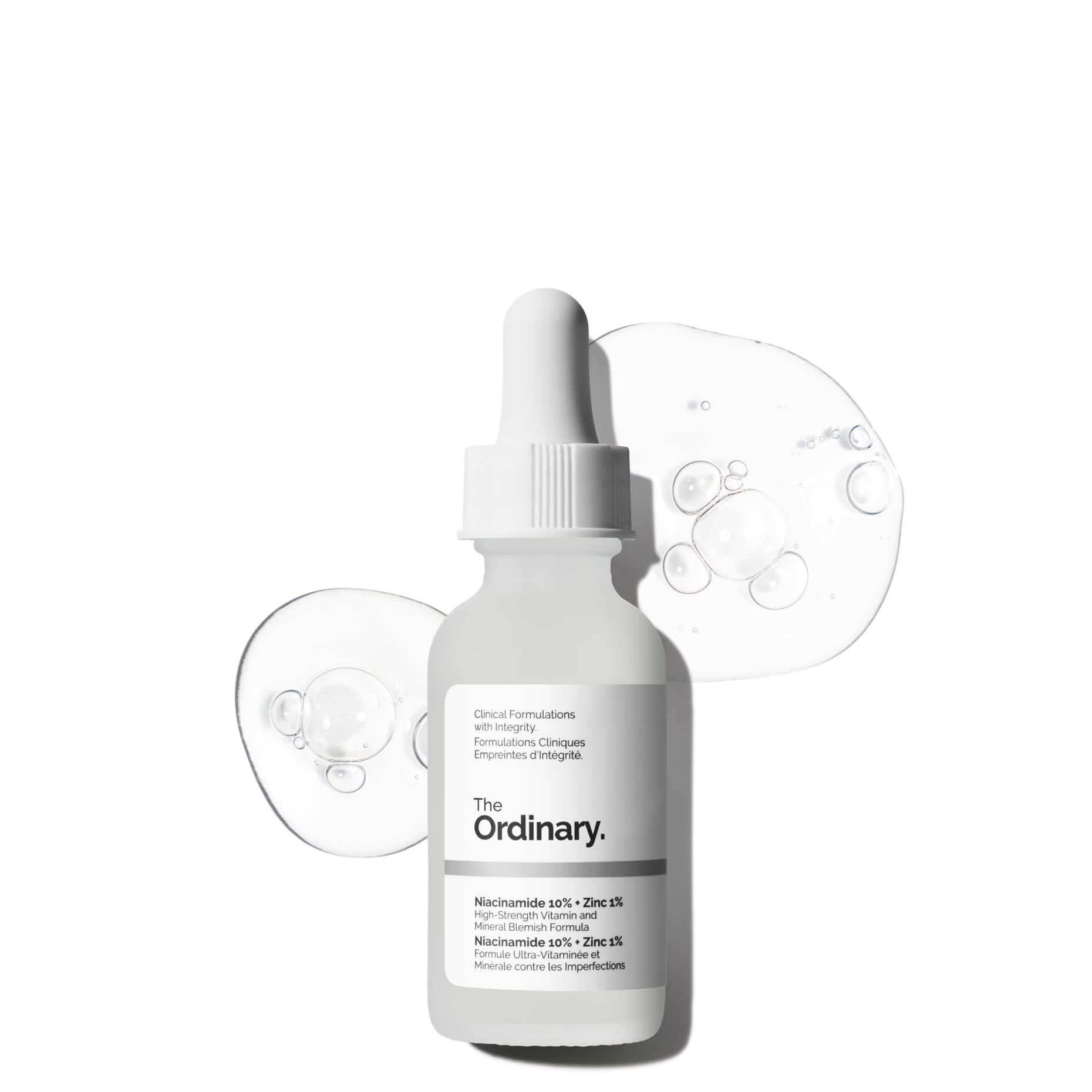 The Ordinary Niacinamide 10% + Zinc 1%, Brightening & Smoothing Serum for Blemish-Prone Skin, 30ml