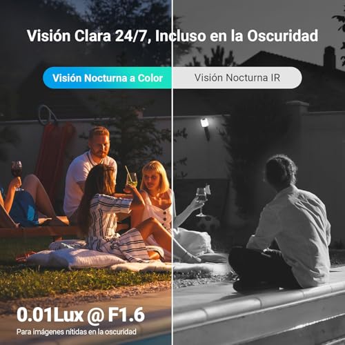EZVIZ HB8c Kit, 4MP, Cámara WiFi 360 con Batería y Panel Solar, Exterior, Modo AOV Grabación Continua con Consumo Optimizado, Detección Humano/Vehiculo, Seguimiento Inteligente, Vision Nocturna Color