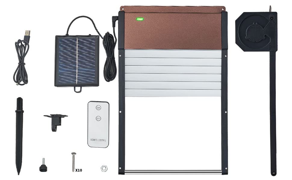 Automatic Chicken Coop Door Solar Powered Chicken Coop Door Aluminum