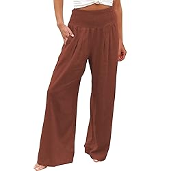 JIOEEH Hiking Pants Women Leg Palazzo Pants for