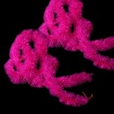 GSHLLO 2m Fluffy Feather Boa Scarf Wedding Party Boas Halloween Craft Boa Long Costume Boas Turkey Boa Feathers Christmas Tree Boa Decoration for Festival Supplies Hot Pink