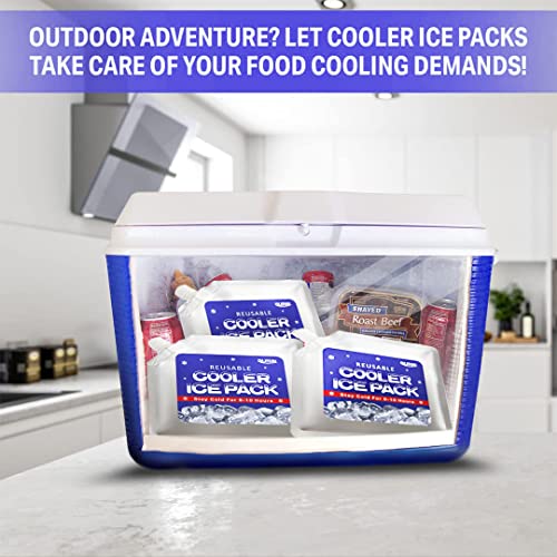 GURIN Cooler Ice Packs Reusable Ice Packs for Lunch Box, Bag, or
