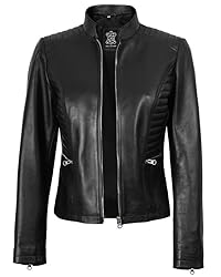 Decrum Leather Jackets for Women - Womens Moto