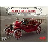 ICM 24004Â â€“Â Model Kit Model T 1914Â FIRE Truck American Car
