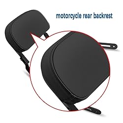 HRuizq Motorcycle Passenger Low Backrest Sissy Bar