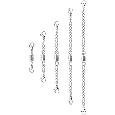 OHINGLT Necklace Extender Magnetic Clasps Chain Extenders for Necklaces,Gold and Silver Magnetic Necklace Clasps and Closures with Bracelet Extension