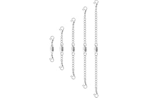 OHINGLT Necklace Extender Magnetic Clasps Chain Extenders for Necklaces,Gold and Silver Magnetic Necklace Clasps and Closures with Bracelet Extension