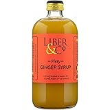 Liber & Co. Fiery Ginger Syrup (17oz) Made with Peruvian Ginger Root
