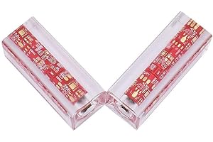 RI ZHENG DIYKITSMALL, RZ-CB6#-RE, Red Circuit Board Cigar Pen Blanks(2pcs/Set). Brass Pen Tube is precast into The Blank. Woo