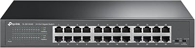 TP-Link 24-Port Gigabit Ethernet Unmanaged Switch TL-SG1024D Plug Play Fanless