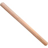"Il Bastone" Beechwood Italian Style Rolling Pin by PastaVirtuoso, For Rolling Out Dough For Pasta, Bread, Baking, and More
