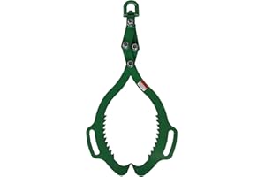 XROPURR Log Lifting Tongs,2 Serrated 32in Swivel Claw Hook, Heavy Duty Grapple Timber Claw,Lumber Skidding,Log Lifting -32in