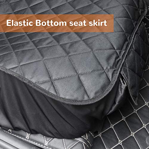 URPOWER Dog Car Seat Cover for Front Seat, 100 Waterproof Dog Seat