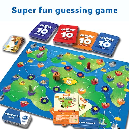 Skillmatics Family Card & Board Game ー Guess in 10 Around The World, Gifts Skillmatics Family Card \u0026 Board Game - Guess in 10 Animals, Gifts