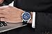 Men's Watches Blue Leather Chronograph Waterproof Watch Date Shows The Analog Star Sport Quartz Watch